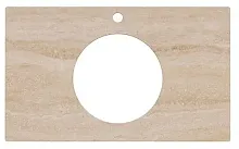 Kerama Marazzi PL5.SG560420R/80 Plaza Modern Столешниц для накладных раковин, 80 см, Риальто/песочный