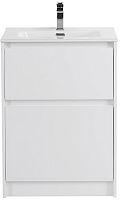 BelBagno KRAFT-600-2C-PIA-BO База под раковину 60х46 см, напольная, Bianco Opaco (белый матовый)