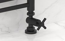 Сунержа 15-1409-1234 Вентиль прямой, (крест) G 1/2" НР х G 3/4" НГ, муар темный титан