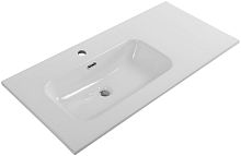 BelBagno BB1000ETL-L Раковина керамическая 100х46.5 см, чаша слева, белый глянцевый