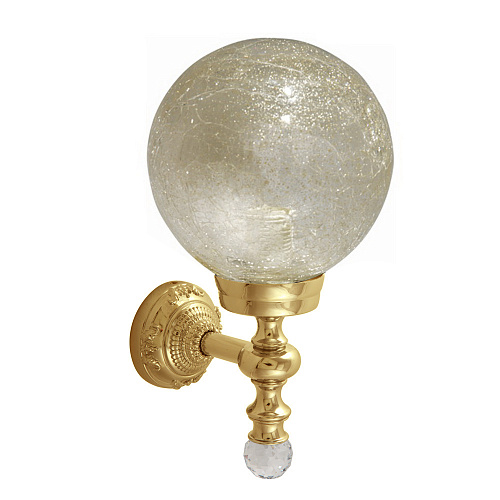 Migliore 16846 Cristalia Светильник настенный, стекло/золото/Swarovski купить  в интернет-магазине Сквирел