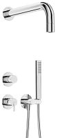 Deante NQS_09XK Silia Набор для душа скрытого монтажа, хром