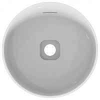 Ideal Standard T292901 Strada II Round Vessel Раковина-чаша накладная 38 см, без отверстия под смеситель, Euro White (евробелый)