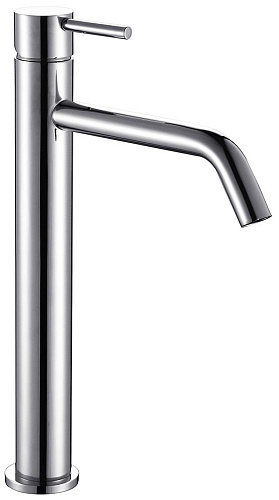Aquame AQM6214CR Siena Смеситель для свободностоящей раковины, гладкий, хром