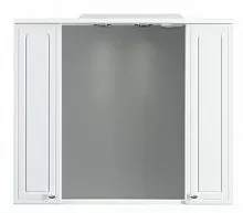 Damixa M41MPX0851WG Palace One Зеркальный шкаф с подсветкой, 85 см, белый купить  в интернет-магазине Сквирел