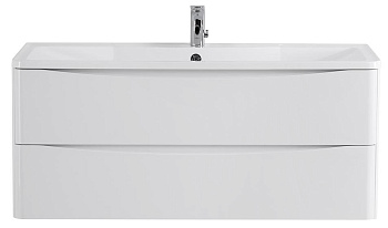 BelBagno ACQUA-1200-2C-SO-BL База под раковину 120х45 см, подвесная, Bianco Lucido (белый глянец)