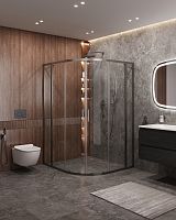 Cezares MOLVENO MOLVENO-RH-22-130/120-C-GM-IV Душевой уголок