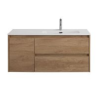 BelBagno KRAFT-1000-2C-1A-SO-RNN-R База под раковину 100х46 см, подвесная, Rovere Nebrasca Nature (натуральный дуб Небраска) купить  в интернет-магазине Сквирел
