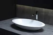 Salini 1101102G Callista 02 Раковина накладная, 58х35 см, материал S-Sense - глянцевая