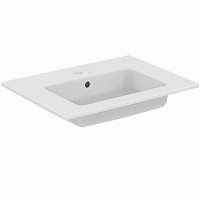 Ideal Standard E066801 Tempo Vanity Раковина встраиваемая 60х45 см, с 1-м отверстием под смеситель, Euro White (евробелый)