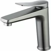 Lemark LM3737GM Bronx Смеситель для раковины, графит
