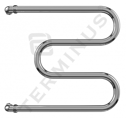 Terminus М-образный (1") Полотенцесушитель водяной 500х600 (4620768881169) Полотенцесушитель водяной