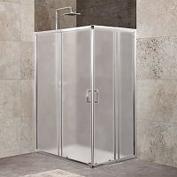 BelBagno Unique UNIQUE-AH-2-100/115-75/90-M-Cr Душевой уголок