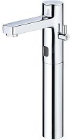 Kludi 3810605 Zenta E Смеситель для раковины электронный 9 V, высокий, на цоколе, хром