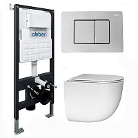 Abber BEQUEM AC1132TC-AC0105-AC0120 Инсталляция с подвесным унитазом