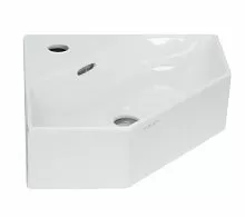 Sanita Luxe LIN35SLWB01 Line New Умывальник подвесной 50х35 см, белый (нов. арт. WB.FN/Line/35-C/WHT.G/S1)