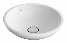 Villeroy & Boch 51440001 Loop&Friends Раковина на столешницу 43х43 см, с переливов, не шлиф., альпийский белый (White Alpin)