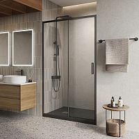 BelBagno LUCE LUCE-BF-1-120-C-NERO Душевая дверь в нишу