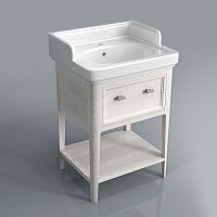 Kerama Marazzi PR.60\WHT Provence Тумба под раковину напольная 57х50 см см, белый/Декапе