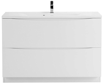 BelBagno MARINO-1200-2C-PIA-BL-P База под раковину 120х45 см, напольная, Bianco Lucido (белый глянец)
