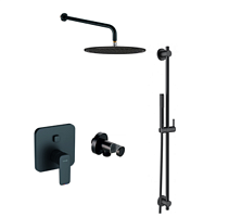 Сет №1696_88011, Корпус для скрытого монтажа + 406593975, Смеситель для душа + 2084039-15, Душевой гарнитур + 6054739-00, Шланговое подсоединение + 6651439-00, Кронштейн + 6433087-00, Верхний душ (Black) Сет №1696_88011, Корпус для скрытого монтажа + 406593975, Смеситель для душа + 2084039-15, Душевой гарнитур + 6054739-00, Шланговое подсоединение + 6651439-00, Кронштейн + 6433087-00, Верхний душ (Black)