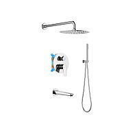 Aquatek AQ1173CR Бетта Душевой комплект Set 4 в 1, хром