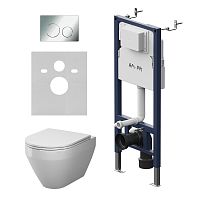 AM.PM SPIRIT V2.0 IS90151.701900 Комплект: Унитаз, Инсталляция, Кнопка смыва