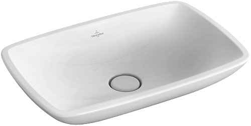 Villeroy & Boch 515400R2 Loop&Friends Раковина на столешницу 59х38 см, ярко-белый (Star White) CeramicPlus