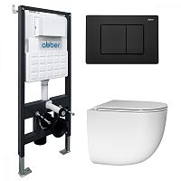 Abber BEQUEM AC1132TC-AC0105-AC0120MB Инсталляция с подвесным унитазом