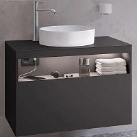 Keuco 32864970100 Stageline Тумба под умывальник 80х49 см, вулканит/вулканит