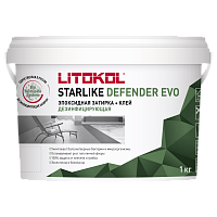 Эпоксидная затирка СТАРЛАЙК_ДЕФЕНДЕР_ЭВО/Starlike_EVO_S140(1кг)_Defender_NERO GRAFITE