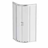 AM.PM W90G-401-080WT Gem, Душевое ограждение 80х80 см, прозрачное/матовое серебро