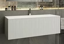 TW collection SHAP120-B+548001*1 TW Shape комплект мебели, база с раковиной Kerasan 548001*1, 122х52см, с 1-м выдвиж. ящиком с механизмом push to open, цвет белый матовый RAL9003 купить  в интернет-магазине Сквирел