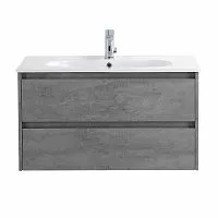 BelBagno KRAFT-800-2C-SO-CG База под раковину 80х46 см, подвесная, Cemento Grigio (цемент) купить  в интернет-магазине Сквирел