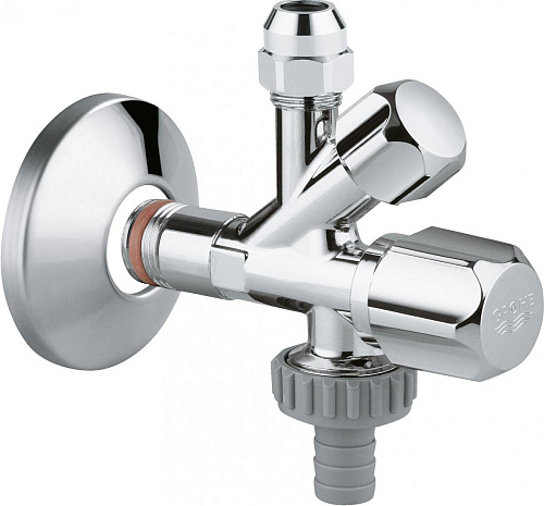 Grohe 22036000 WAS Комбинированный угловой вентиль, хром