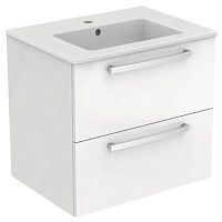 Ideal Standard E3240WG Tempo Тумба для раковины 60х44 см, подвесная, Lacquered White Glossy (белый лак глянцевый) купить  в интернет-магазине Сквирел