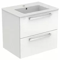 Ideal Standard E3240WG Tempo Тумба для раковины 60х44 см, подвесная, Lacquered White Glossy (белый лак глянцевый) купить  в интернет-магазине Сквирел