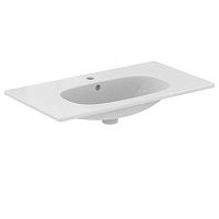 Ideal Standard T3509V1 Tesi Vanity Раковина подвесная 80х45 см, для монтажа соло, Silk White (белый матовый)