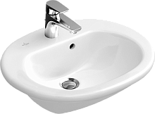 Villeroy & Boch 416055R1 O.Novo Раковина полувстраиваемая 54х45 см, альпийский белый CeramicPlus