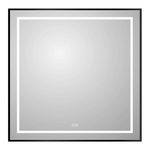 BelBagno Kraft SPC-KRAFT-800-800-LED-TCH-WARM-NERO Зеркало купить  в интернет-магазине Сквирел