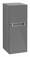 Villeroy & Boch A7141RFP Subway 2.0 Шкаф навесной 35х85 см боковой, серый глянцевый (Glossy Grey) купить  в интернет-магазине Сквирел