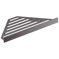 Hansgrohe 41741340 AddStoris Полка угловая шлифованный, черный хром