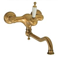 Migliore 18196 Cucina Oxford Смеситель для кухни монокомандный, ручка белая/бронза