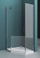 BelBagno KRAFT-P-1-100-C-Cr-L Душевой уголок