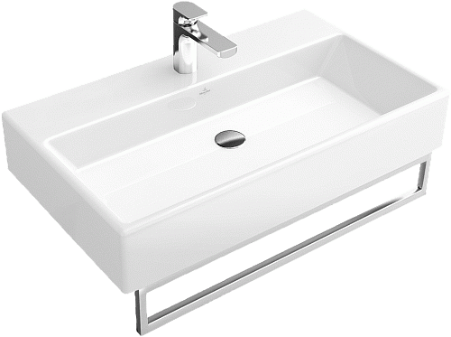 Villeroy & Boch 513385S0 Memento Раковина для мебели 80х47 см, черный глянцевый (Glossy Black) CeramicPlus