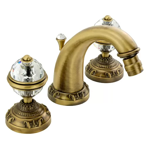 Migliore 18579 Cristalia Смеситель для биде, ручки Crystal/бронза