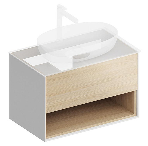 KERAMA MARAZZI PLAZA MODERN PLB.M.80.1\OAK.V Тумба купить  в интернет-магазине Сквирел