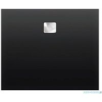 Riho D005005304 Basel Душевой поддон 404 120х80 см, черный матовый/накладка хром (стар. арт. DC141700000000S)