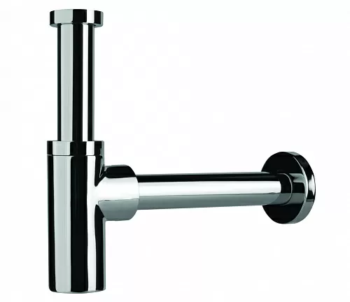 Plastbrno EMCR003 Сифон для умывальника 5/4 ", круглая труба, хром