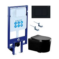 Aquatek Мия SET AQUATEK МИЯ-MB-012 4в1 Инсталляция с подвесным унитазом